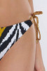 Bikini triangolo con inserti zig zag in lurex - Ikat