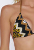 Bikini triangolo con inserti zig zag in lurex - Ikat