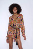 Mini Shirt Dress with Belt - Trar