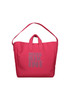Monochrome canvas beach bag with logo - Fucs
