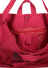 Monochrome canvas beach bag with logo - Fucs