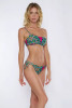 Lurex Wave One Shoulder Bandeau Bikini - Lutrpi