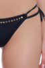 Bikini triangolo con borchie a specchio e slip con laccetti - Fapr