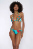 Bikini triangolo con zig zag in lurex - Fagope