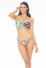 Cheetah Bandeau Bikini with Tie Waist - GHTU
