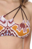 One Shoulder Band Bikini with Ethnic Fringes - GRBE