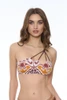 One Shoulder Band Bikini with Ethnic Fringes - GRBE