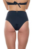 Underwire Triangle with Leaf Charm and High Waist Briefs - CRNE