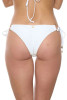 Bikini Triangolo Tinta Unita con Anelli Oro - FLBI