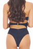 Costume One-Piece Black with Central Rings - FLNE
