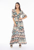 Long Cut Out Dress in Lurex - GRSA