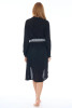 Asymmetrical Solid Color Shirt Dress - CRNE