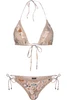 Brazilian Embroidery and Brief Triangle Bikini - ACFA