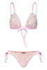 Brazil Sequins and Lace Triangle Slip Bikini - PARO