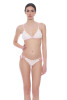 Brazil Sequins and Lace Triangle Slip Bikini - PARO