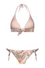 Triangolo Bikini Bralette with Rhinestones and Regular Briefs - ACFA