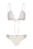 Bikini Triangolo Ricamato Pizzo con Culotte - FALI