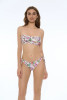 Floral Band Bikini with Rhinestones and Regular Briefs - FLBI