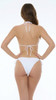 Lace Floral Details Triangle Bikini - FALI