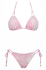 Lace Floral Detail Triangle Bikini - FAFL