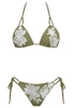 Bikini a Triangolo con Dettagli Floreali in Pizzo - FAVE