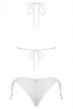 Lace Floral Details Triangle Bikini - FALI
