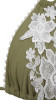 Bikini a Triangolo con Dettagli Floreali in Pizzo - FAVE