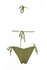 Brazilian Rhinestone and Brief Triangle Bikini - FAVE