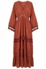 Crochet Detail Long Cover-Up Dress - MARR