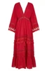 Crochet Detail Long Cover-Up Dress - ROSS