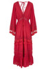 Crochet Detail Long Cover-Up Dress - ROSS
