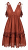Minidress con Ricami Tono su Tono e Nappe - MARR