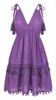 Minidress with Embroidery Tone on Tone and Tassels - VIOL