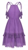 Minidress with Embroidery Tone on Tone and Tassels - VIOL