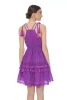 Minidress with Embroidery Tone on Tone and Tassels - VIOL