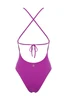 Costume One-Piece Triangle with Details in Crochet Floral - FAPU