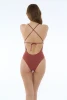Costume One-Piece Triangle with Details in Crochet Floral - FATE