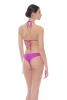 Triangolo Colors Bikini with Golden Shells and Brazilian Brief - FAPU