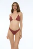 Triangolo Colors Bikini with Golden Shells and Brazilian Briefs - FATE
