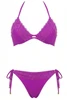 Color Sailing Top Bikini with Floral Lace - FAPU