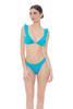 Bikini Gloss a Triangolo con Volant e Slip Brasile - ROTU