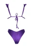 Brazil Ruffles and Briefs Triangle Gloss Bikini - ROVI