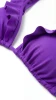 Brazil Ruffles and Briefs Triangle Gloss Bikini - ROVI