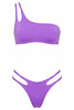 Geometric Cut-Out One Shoulder Bikini - ROVI