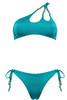 Bikini Monospalla Cut Out con Sfere Dorate e Slip Regular - ROTU