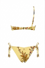 Bikini con Fascia Monospalla e Slip Brasiliana ad Anelli - TRGI