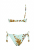 Bikini with One Shoulder Band and Brazilian Ring Brief - TRAZ