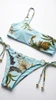 Bikini  Monospalla con Anelli e Slip Brasiliana - TRAZ