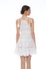 Minidress con Ricami Floreali - BIAN