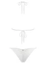 Bikini Triangolo Etnico con Dettagli Gold Ring e Slip Brasiliana - FALI